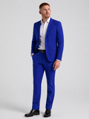 Pantalón Slim Fit Azul Cobalto de Vestir