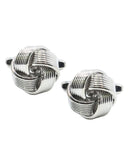 Mancuernillas Plata para Hombre Diseño de Nudo Elegante