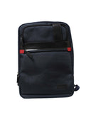 Backpack Azul Marino de Nylon con Múltiples Compartimentos