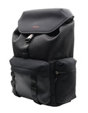 Backpack Perry Ellis Negra para Hombre con Múltiples Compartimentos