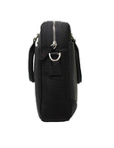 Backpack Messenger Negra de Nylon con Organizadores Internos