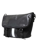 Messenger Crossbody Negra 2 en 1 con Correas Ajustables y Forro Protector