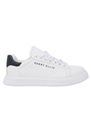 Sneaker Blanco Con Tonos Azul Marino