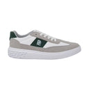 Tenis Blanco Verde Casual Retro Suela Contrastante