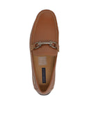 Mocasín Café Camel Con Herraje Metálico