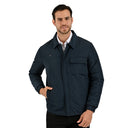 Chamarra acolchada con bolsillo cargo para hombre