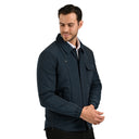 Chamarra acolchada con bolsillo cargo para hombre