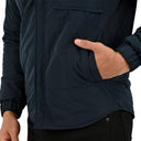 Chamarra acolchada con bolsillo cargo para hombre