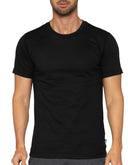 Playera Pijama Manga Corta de Algodón Negro