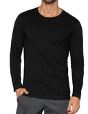 Playera Pijama Manga Larga de Algodón Negro