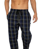 Pantalón Pijama Popelina de Algodón a Cuadros Multicolor
