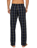 Pantalón Pijama Popelina de Algodón a Cuadros Multicolor