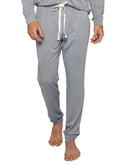 Pijama Pantalón Jogger French Terry de Algodón Jaspe Gris
