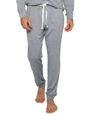 Pijama Pantalón Jogger French Terry de Algodón Jaspe Gris