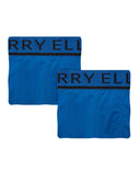 Set de Boxer Brief de Microfibra 2 Piezas Azul Metálico