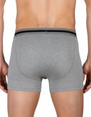 Set de 3 Boxer Trunk de Algodón con Spandex Jaspe, Negro y Blanco