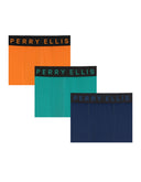 Set de 3 Boxer Trunk de Algodón con Spandex Naranja, Verde y Azul