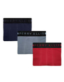Set de 3 Boxer Brief de Algodón con Spandex Rojo, Gris y Azul