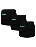 Trusa de Algodón 3 Piezas Bikini Negro