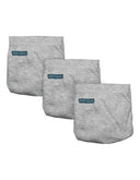 Trusa de Algodón 3 Piezas Bikini Gris Jaspe