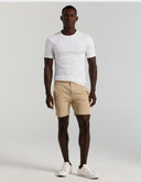 Short Beige Trench Coat Tech Stretch 4-Way Performance