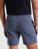 Short Tech Stretch Azul Vintage Indigo con Bolsillos Frontales y Traseros