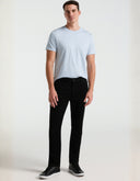 Pantalón Chino Slim Fit Negro con Stretch y Bolsillos Frontales
