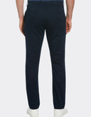 Pantalón Chino Slim Fit Azul Dark Sapphire con Stretch y Bolsillos Frontales