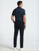 Pantalón Chino Slim Fit Azul Dark Sapphire con Stretch y Bolsillos Frontales