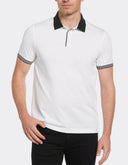 Polo Blanco Bright con Tecnología Moisture Wicking y Cuello Tejido