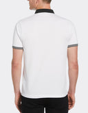 Polo Blanco Bright con Tecnología Moisture Wicking y Cuello Tejido