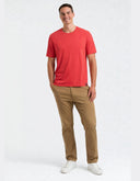 Playera de Manga Corta Bittersweet con Rib Vertical