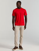 Playera Roja Racing Red Cool Interlock Algodón Transpirable