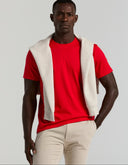 Playera Roja Racing Red Cool Interlock Algodón Transpirable