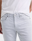 Pantalón Slim Fit Aqua Gray de Punto con Stretch