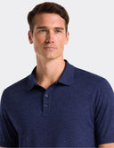 Polo Dark Sapphire de Manga Corta con Cuello Clásico