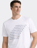 Playera Bright White con con Logo Texturizado