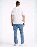 Playera Bright White con con Logo Texturizado