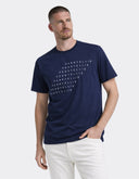 Playera Dark Sapphire con Logo Texturizado