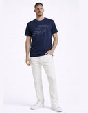 Playera Dark Sapphire con Logo Texturizado