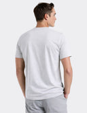 Playera Aqua Gray y Cuello Redondo