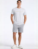 Playera Aqua Gray y Cuello Redondo