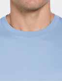 Playera Slim Fit Azul Cielo con Stretch Confort