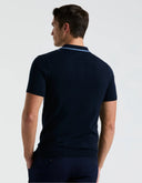 Polo Dark Sapphire con Rayas Vertical Stripe