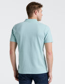 Polo Seersucker Open de Manga Corta Ether