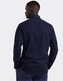 Camisa Slim Fit Geo Dobby Azul Zafiro con Stretch