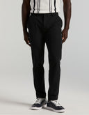 Pantalón Chino Negro Slim Tapered Hybrid Stretch
