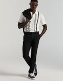 Pantalón Chino Negro Slim Tapered Hybrid Stretch