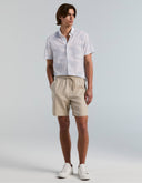 Short Silver Birch Perry Ellis Casual Twill