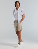 Short Silver Birch Perry Ellis Casual Twill